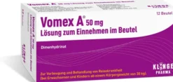 Vomex A 50 mg Lösung zum Einnehmen 12 Beutel