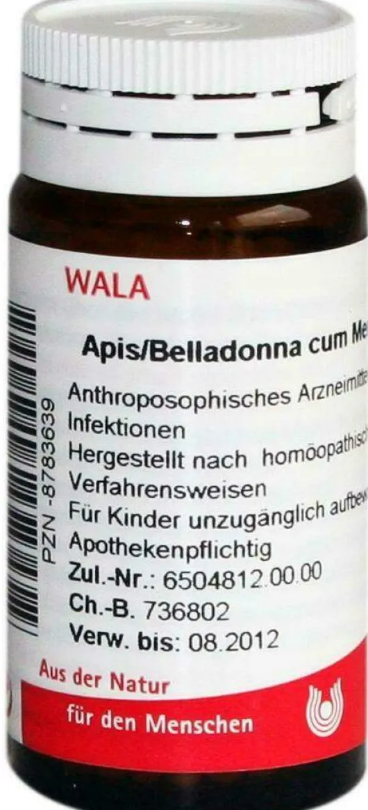 Wala Apis Belladonna Cum Mercurio 20 G Globuli