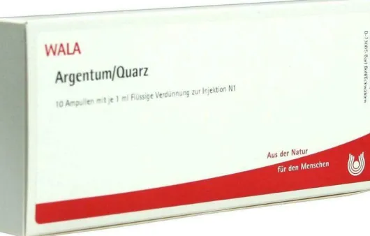 Wala Argentum-Quarz 10 X 1 ml Ampullen