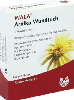 Wala Arnika Wundtuch 5 Feuchttücher