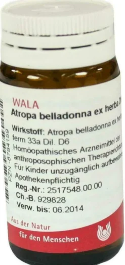 Wala Atropa Belladonna Ex Herba D6 20 G Globuli