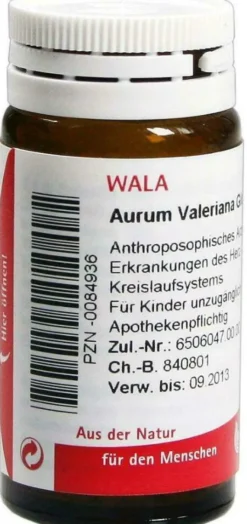 Wala Aurum Valeriana Velati 20 G Globuli
