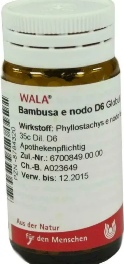 Wala Bambusa E Nodo D6 20 G Globuli
