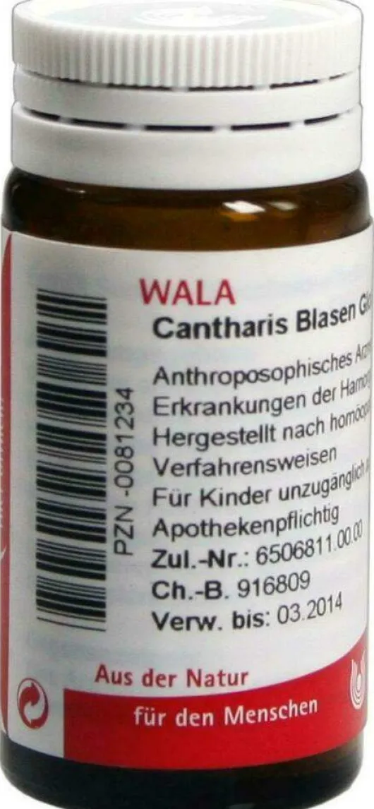 Wala Cantharis Blasen Velati 20 G Globuli