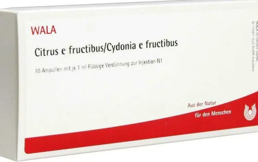 Wala Citrus E Fructibus Cydonia E Fructibus 10 X 1 ml Ampullen