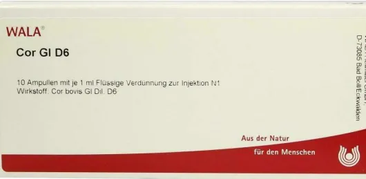 Wala Cor Gl D6 10 X 1 ml Ampullen