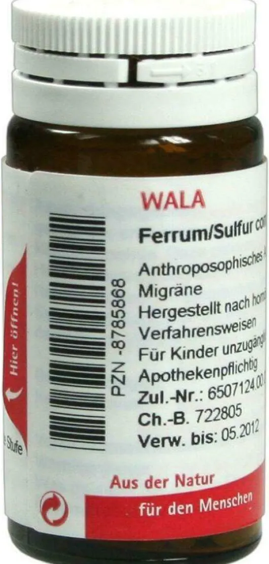 Wala Ferrum Sulfur Comp. 20 G Globuli