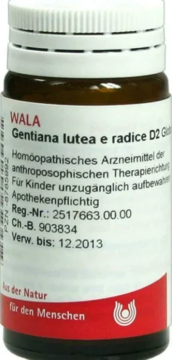 Wala Gentiana Lutea E Radice D2 20 G Globuli