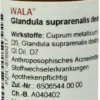 Wala Glandula Suprarenalis Dextra Cum Cupro Coll. 20 G Globuli