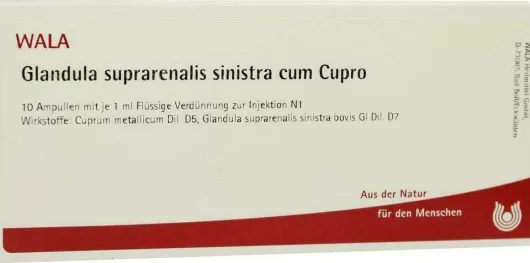 Wala Glandula Suprarenalis Sinistra Cum Cupro 10 X 1 ml Ampullen