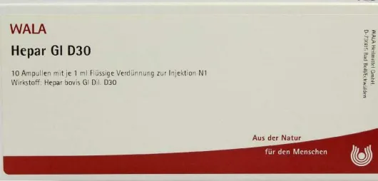 Wala Hepar Gl D30 10 X 1 ml Ampullen