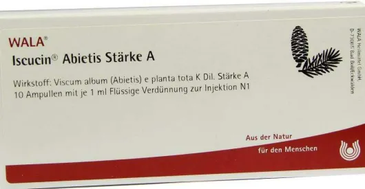 Wala Iscucin Abietis Stärke A 10 X 1 ml Ampullen
