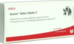 Wala Iscucin Salicis Stärke C 10 X 1 ml Ampullen