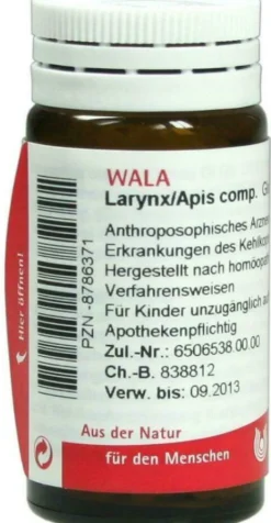 Wala Larynx Apis Comp. 20 G Globuli