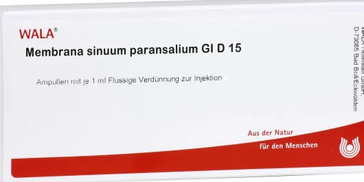 Wala Membrana Sinuum Para. Gl D15 10 X 1 ml Ampullen