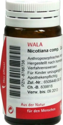 Wala Nicotiana Comp. Velati 20 G Globuli