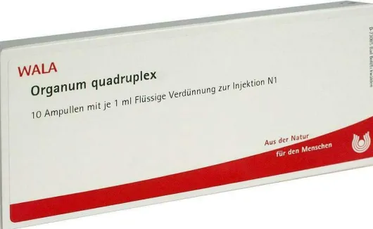 Wala Organum Quadruplex 10 X 1 ml Ampullen