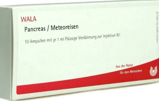 Wala Pancreas Meteoreisen 10 X 1 ml Ampullen