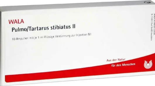 Wala Pulmo - Tartarus Stibiatus II 10 X 1 ml Ampullen