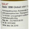 Wala Quarz D30 20 G Globuli