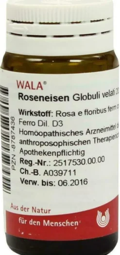 Wala Roseneisen 20 G Globuli