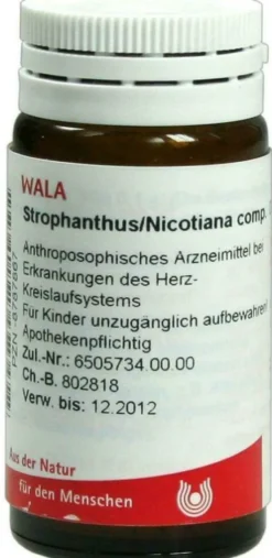 Wala Strophanthus Nicotiana Comp. 20 G Globuli