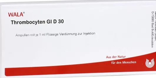 Wala Thrombocyten Gl D30 10 X 1 ml Ampullen