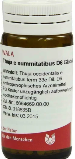 Wala Thuja E Summitatibus D6 20 G Globuli