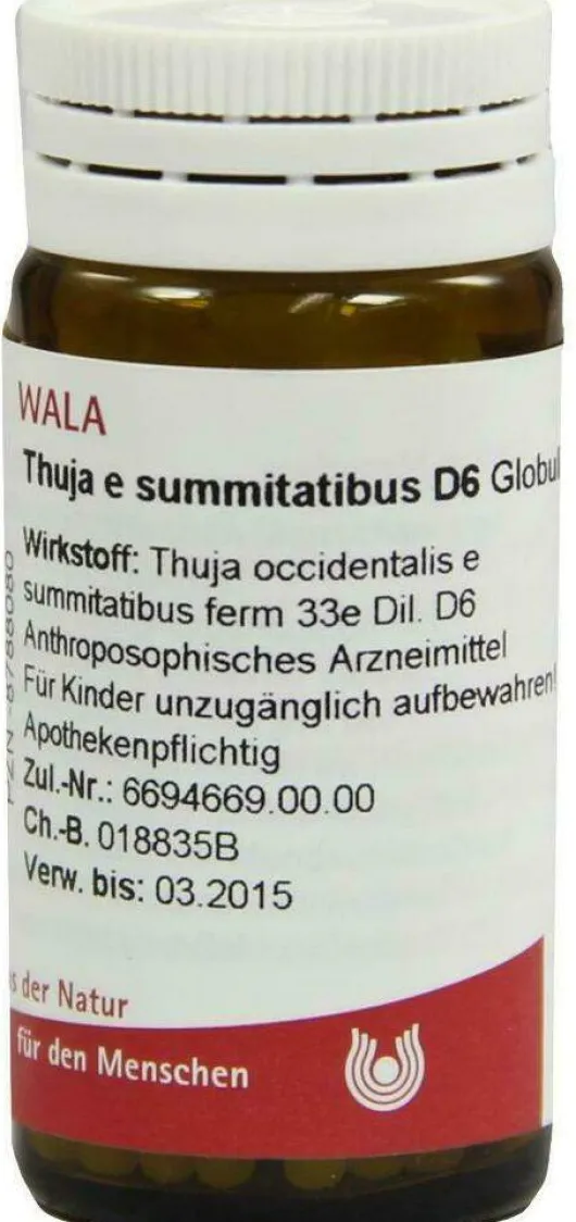 Wala Thuja E Summitatibus D6 20 G Globuli