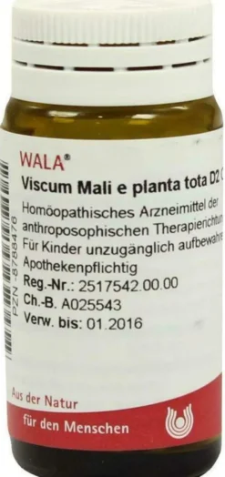 Wala Viscum Mali E Planta Tota D2 20 G Globuli