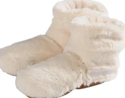 Warmies Slippies Boots Deluxe Gr.37-42 Beige 1 Paar