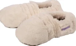 Warmies Slippies Schuhe Deluxe Gr.36-40 Creme Plush 1 Paar