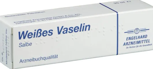 Weißes Vaselin in der Tube 25 ml Salbe