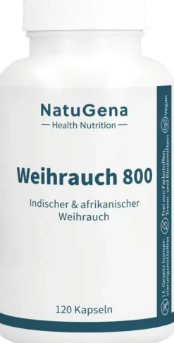 Weihrauch 800 - indischer & afrikanischer Weihrauch 120 Kapseln