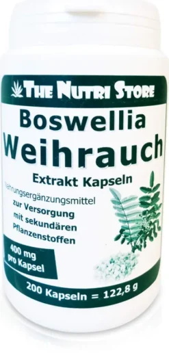 Weihrauch 400 mg Extrakt 200 Vegetarische Kapseln