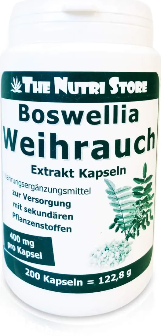 Weihrauch 400 mg Extrakt 200 Vegetarische Kapseln