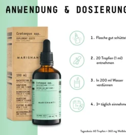 Weissdorn Extrakt Kräuter Tropfen alkoholfrei 100 ml