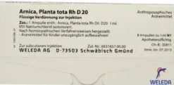 Weleda Arnica Planta Tota Rh D20 8 X 1 ml Ampullen
