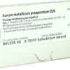 Weleda Aurum Metallicum Praeparatum D20 8 Ampullen