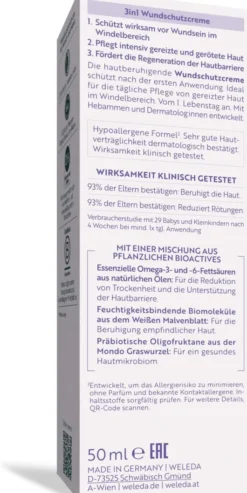 Weleda Baby 3 in 1 Wundschutzcreme weiße Malve 75 g Creme