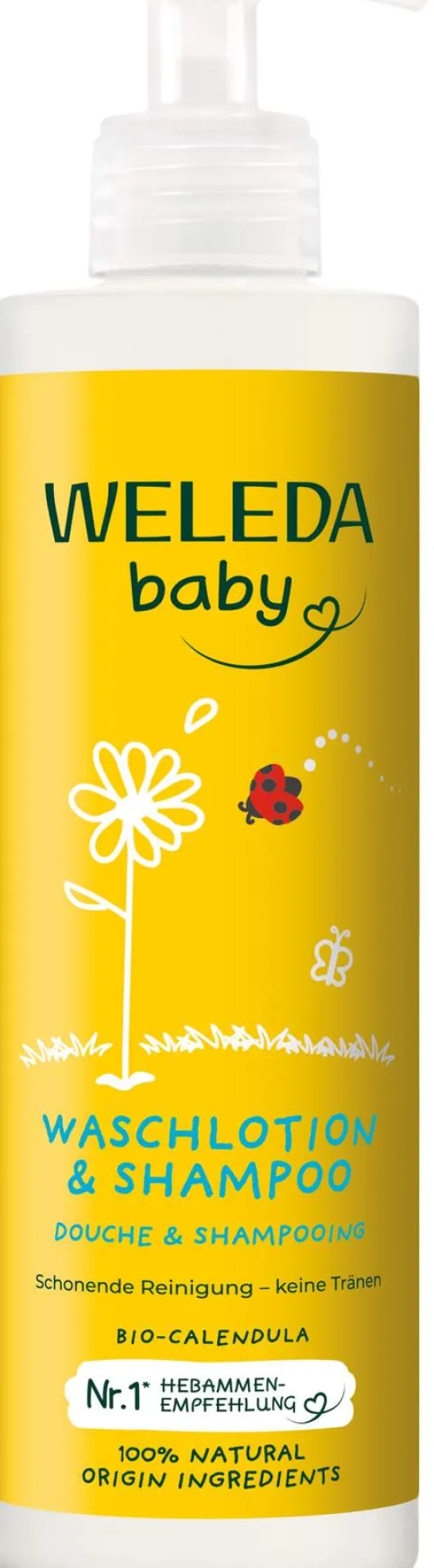 Weleda Baby Waschlotion & Shampoo Calendula 400 ml