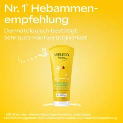 Weleda Baby Waschlotion & Shampoo Calendula 400 ml