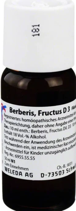 Weleda Berberis Fructus D3 50 ml Dilution