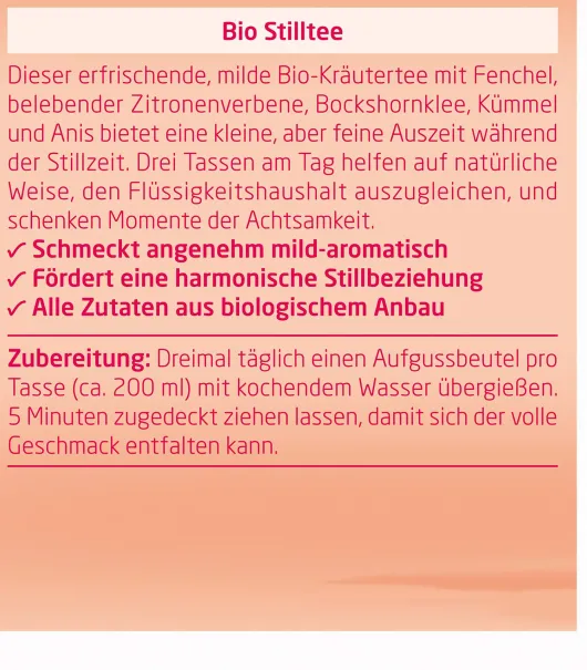 Weleda Bio Stilltee Filterbeutel 20 X 2 G