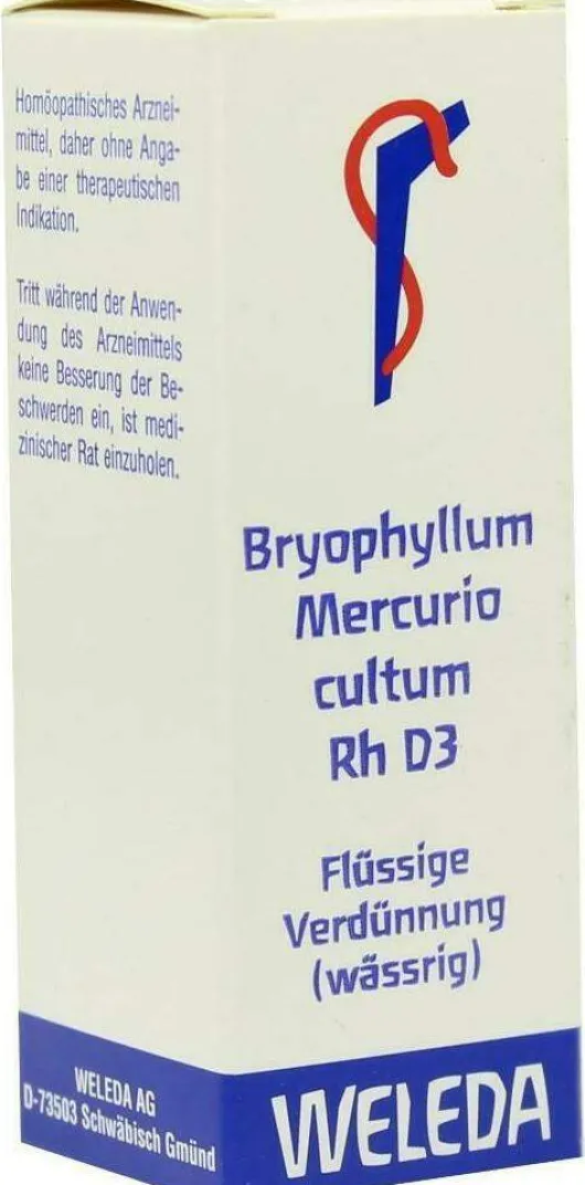 Weleda Bryophyllum Mercurio Cultum Rh D3 20 ml Dilution