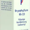 Weleda Bryophyllum Rh D3 20 ml Dilution