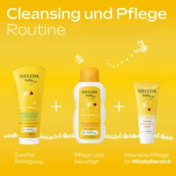 Weleda Calendula Baby & Kind Waschlotion & Shampoo 200 ml