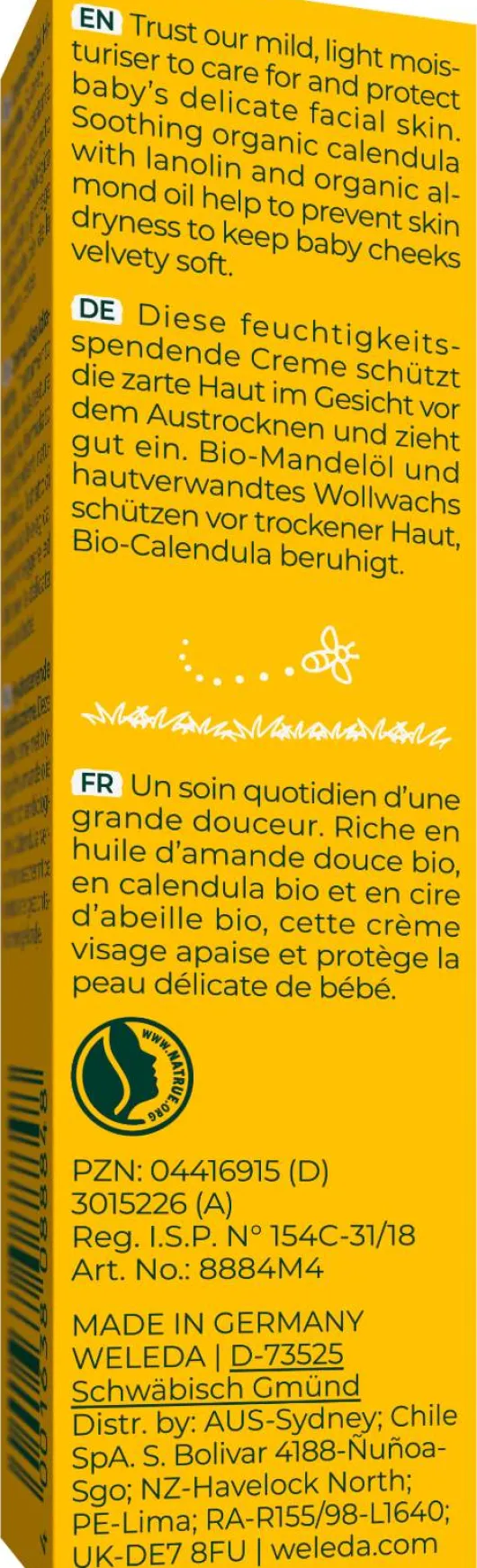 Weleda Calendula Gesichtscreme Baby und Kind 10 ml