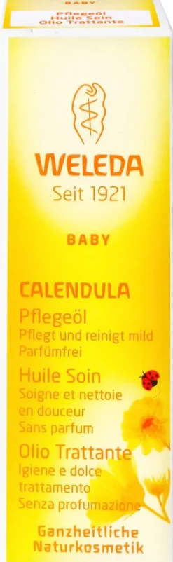Weleda Calendula Pflegeöl Parfümfrei Baby und Kind 10 ml Öl