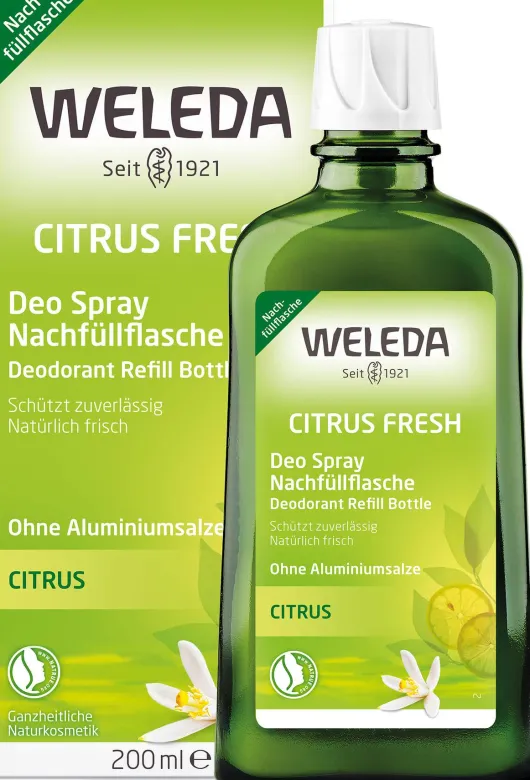 Weleda Citrus Fresh Deo Spray Nachfüllflasche 200 ml